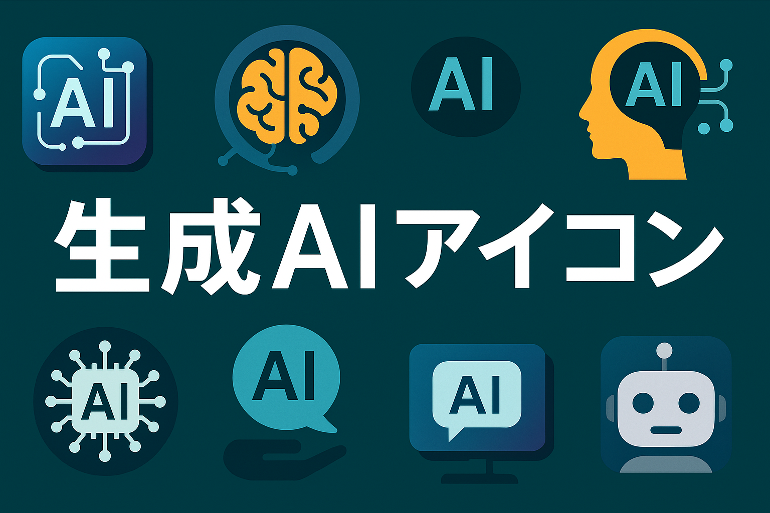 高校生にもわかる！生成AIアイコン完全ガイド：AIで作る！使う！表す！ - MIAblog